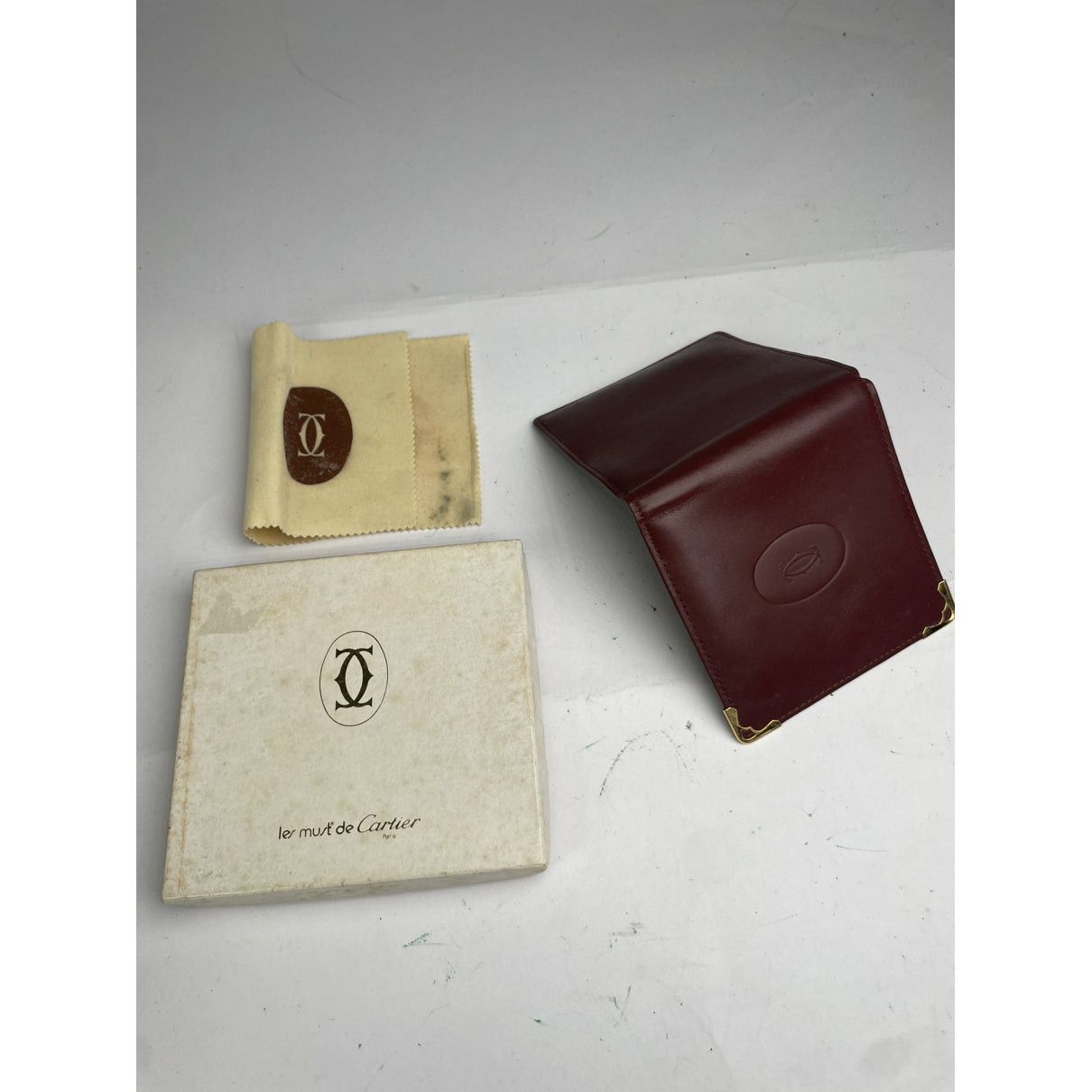 Cartier Burgundy Patent Leather Purse Size ONE SIZE - 2 Thumbnail