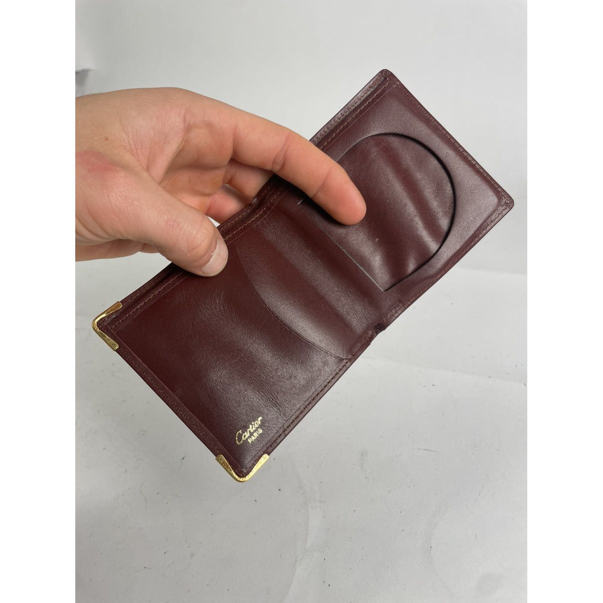 Cartier Burgundy Patent Leather Purse Size ONE SIZE - 3 Thumbnail