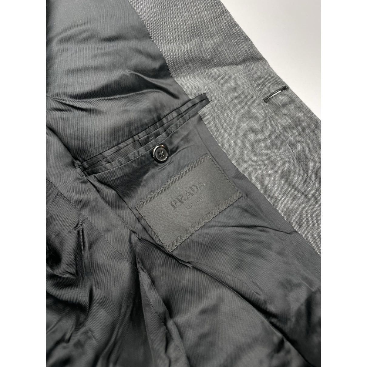 Prada Black Wool Suit Size L / US 10 / IT 46 - 4 Thumbnail