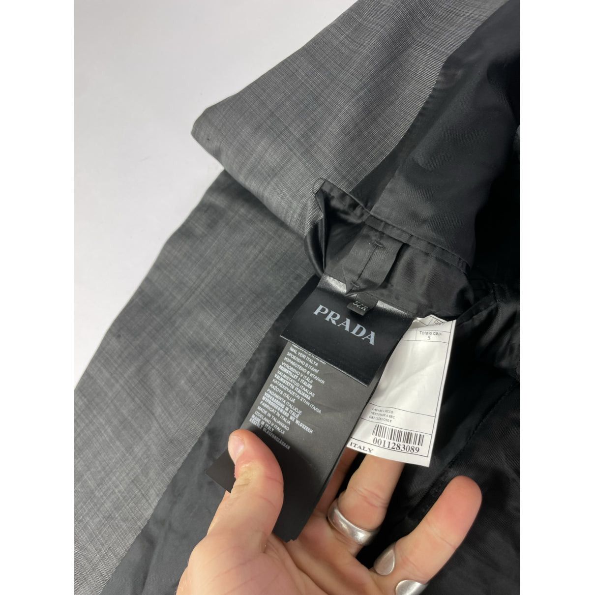 Prada Black Wool Suit Size L / US 10 / IT 46 - 5 Thumbnail