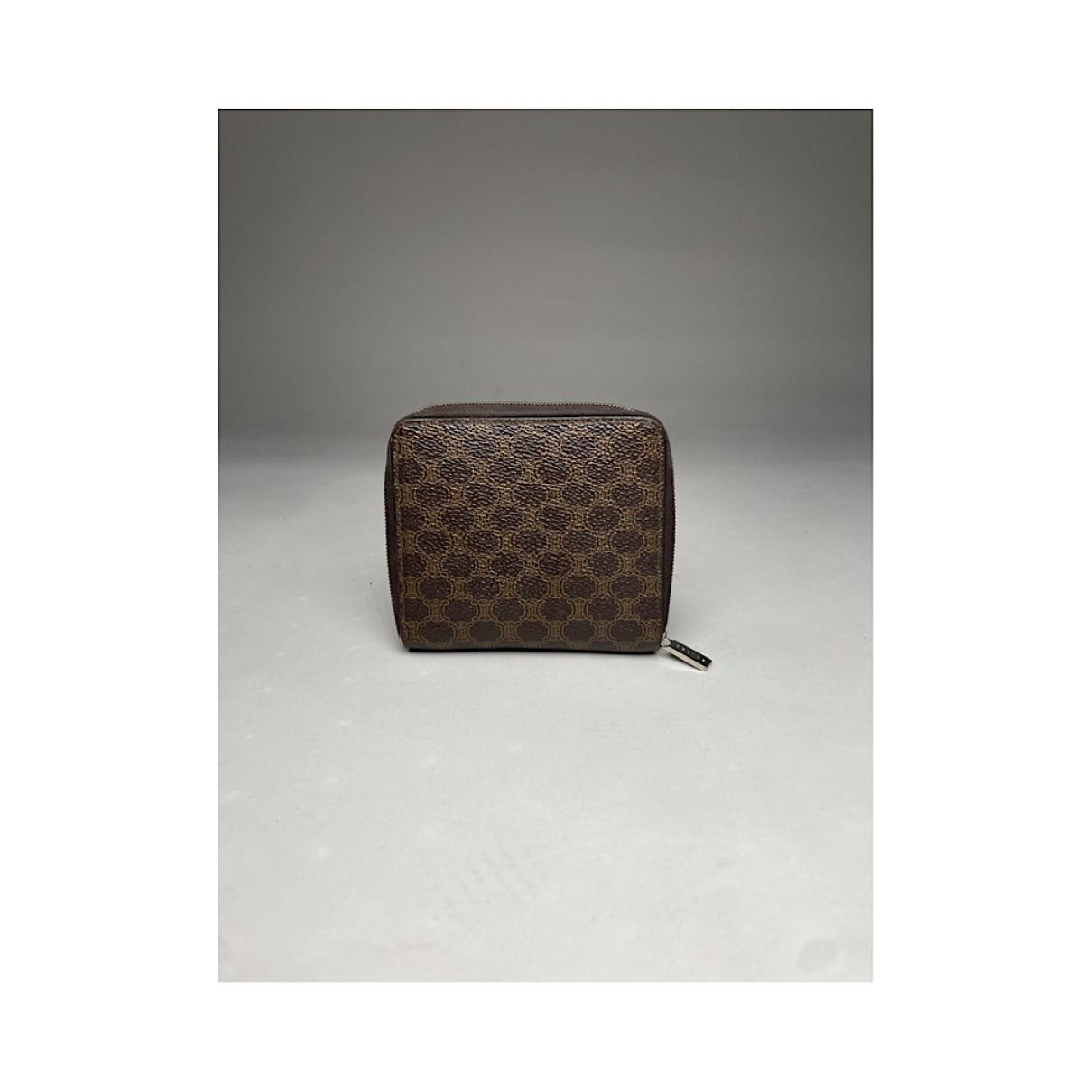 Celine Triomphe Vintage Brown Leather Wallet Size ONE SIZE - 2 Thumbnail