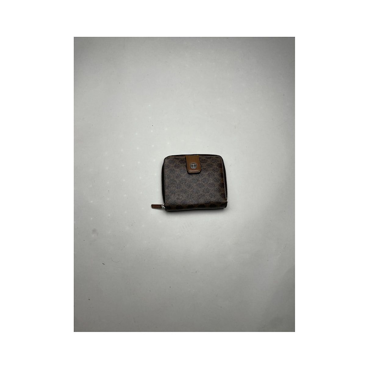 Celine Triomphe Vintage Brown Leather Wallet Size ONE SIZE - 4 Thumbnail