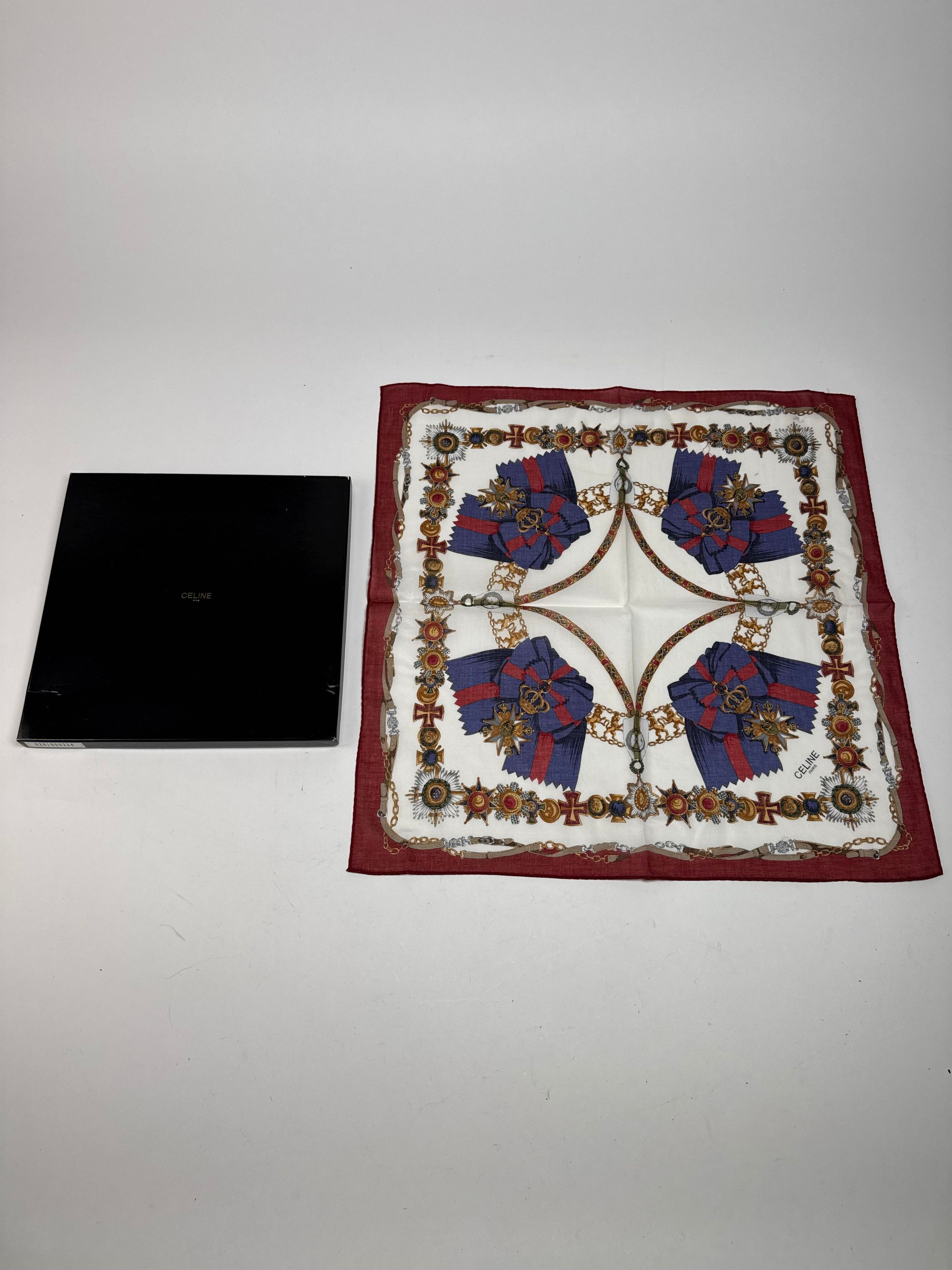 Celine Vintage Paris Silk Cloth Size ONE SIZE - 9 Thumbnail