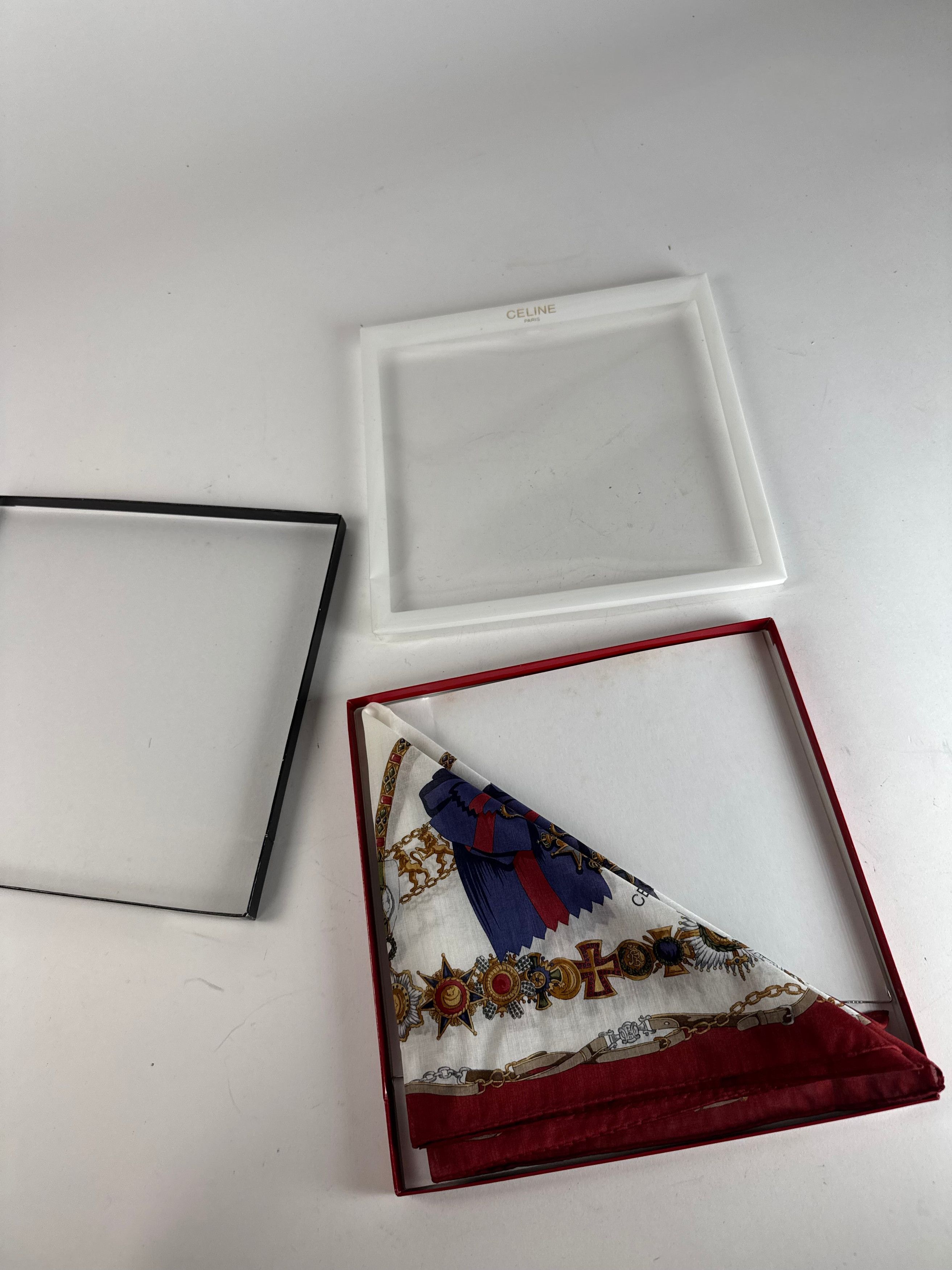 Celine Vintage Paris Silk Cloth Size ONE SIZE - 2 Thumbnail