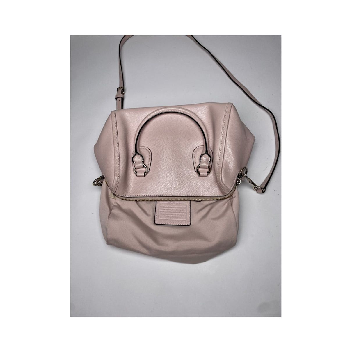 Coach Selena Grace Pink Leather Handbag Size ONE SIZE - 3 Thumbnail