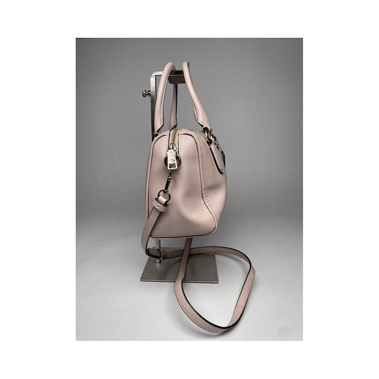 Coach Selena Grace Pink Leather Handbag Size ONE SIZE - 5 Thumbnail