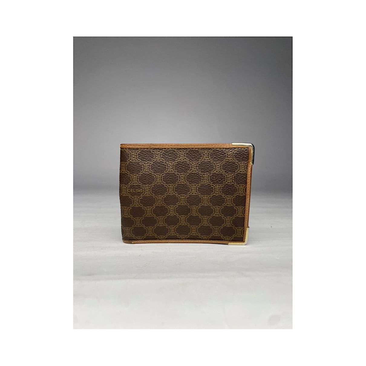 Celine Triomphe Beige Leather Wallet Size ONE SIZE - 2 Thumbnail