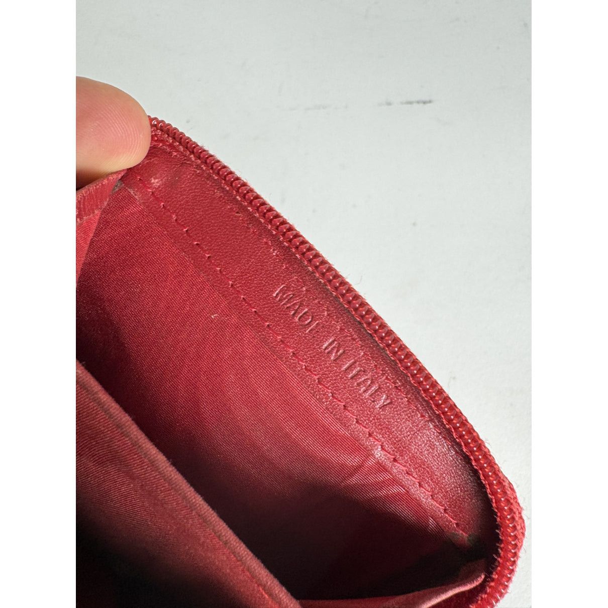 Prada Tessuto Red Leather Purse Size ONE SIZE - 4 Thumbnail