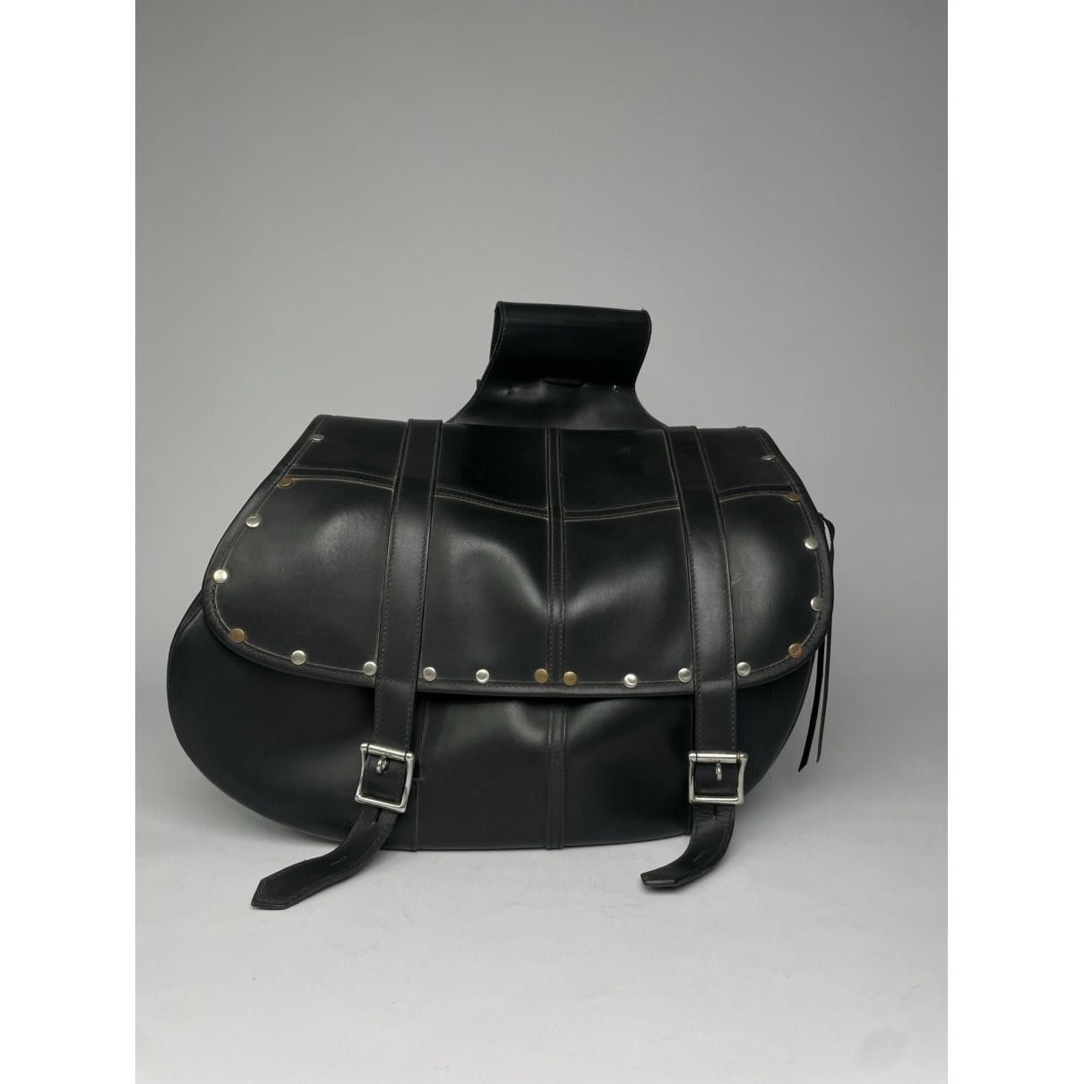Yohji Yamamoto Black Leather Travel Bag Size ONE SIZE - 2 Thumbnail