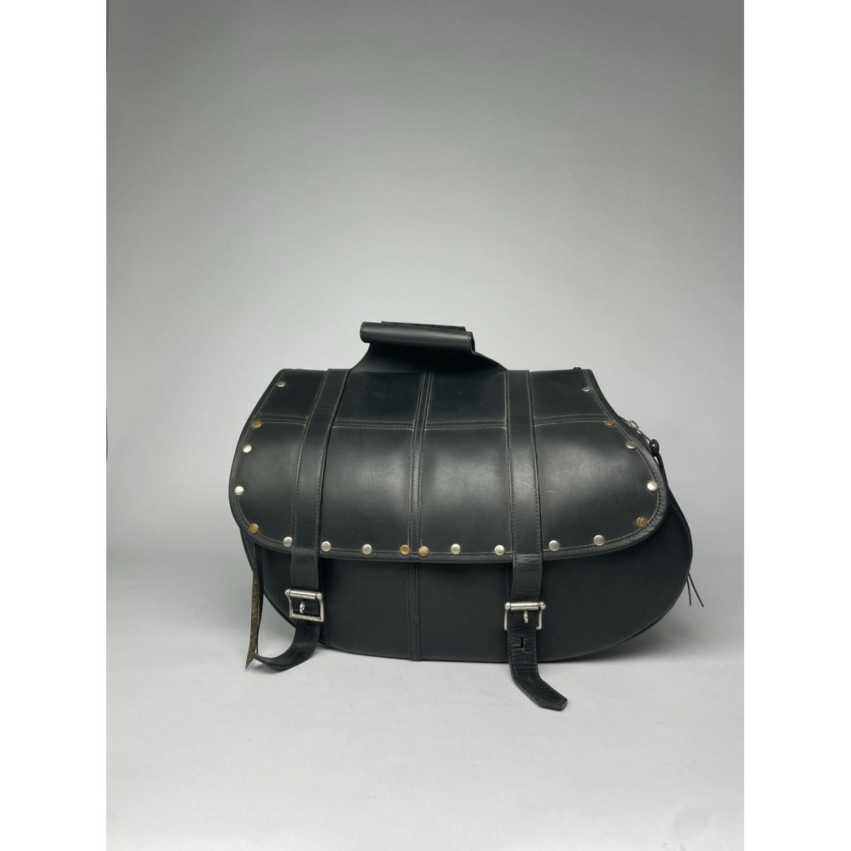 Yohji Yamamoto Black Leather Travel Bag Size ONE SIZE - 5 Thumbnail