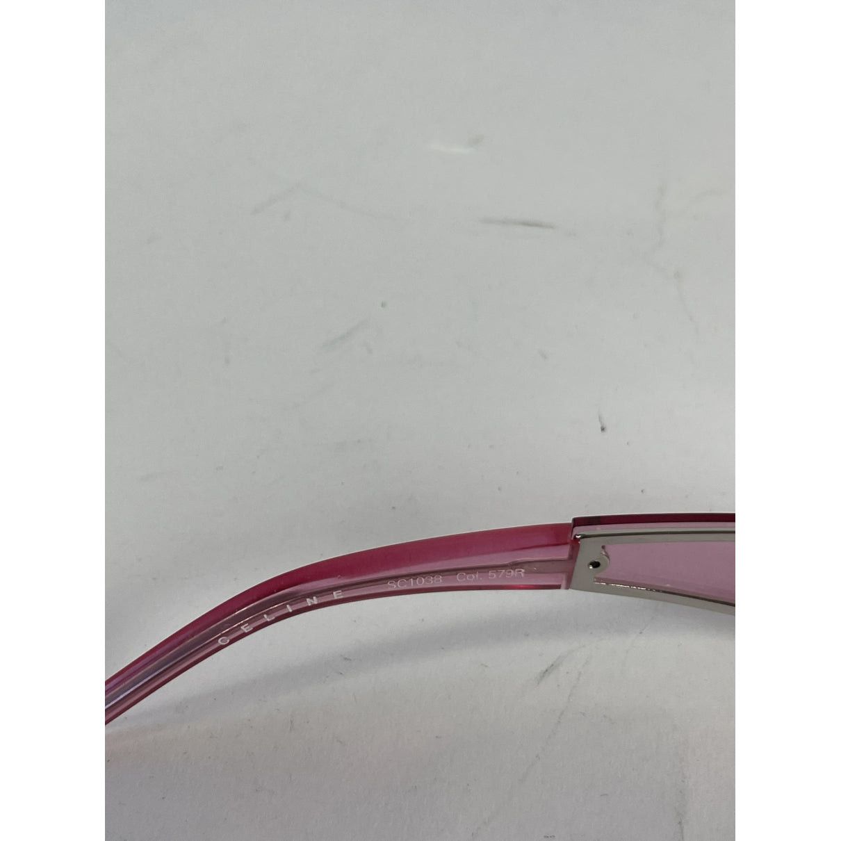 Celine Purple Plastic Sunglasses Size ONE SIZE - 2 Thumbnail