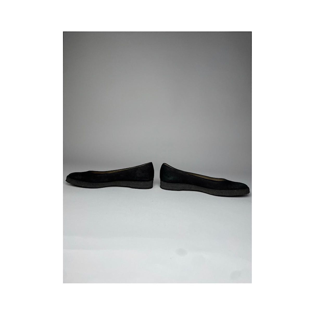 Salvatore Ferragamo Black Plastic Ballet Flat Size US 6.5 / IT 36.5 - 3 Thumbnail