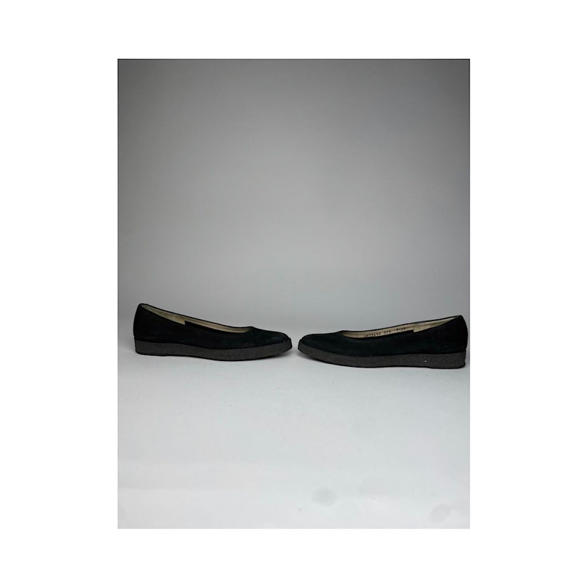 Salvatore Ferragamo Black Plastic Ballet Flat Size US 6.5 / IT 36.5 - 2 Thumbnail