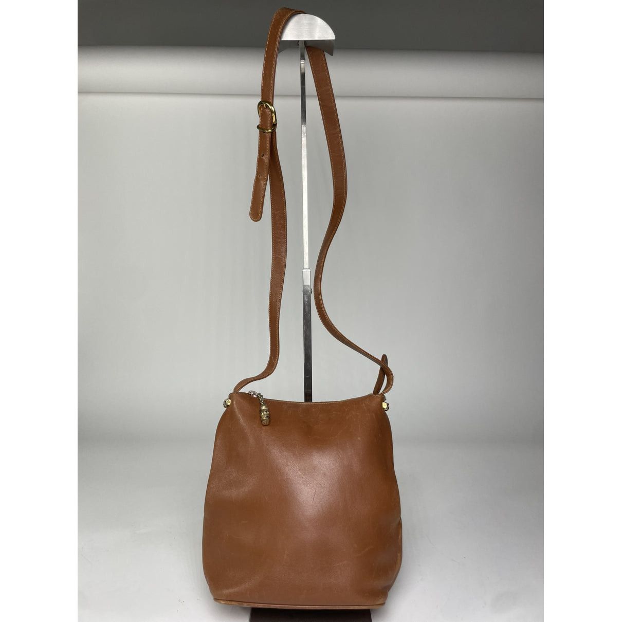 Gucci GG Marmont Bucket Brown Leather Handbag Size ONE SIZE - 2 Thumbnail