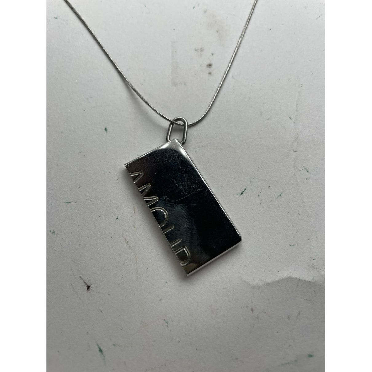 Other Hermès Silver Steel Necklace Size ONE SIZE - 2 Thumbnail