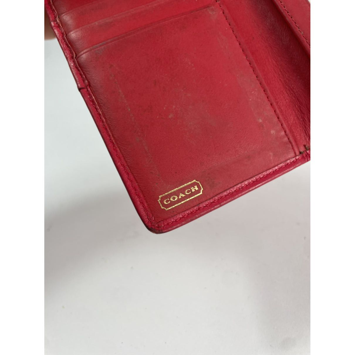 Coach Pink Leather Wallet Size ONE SIZE - 5 Thumbnail
