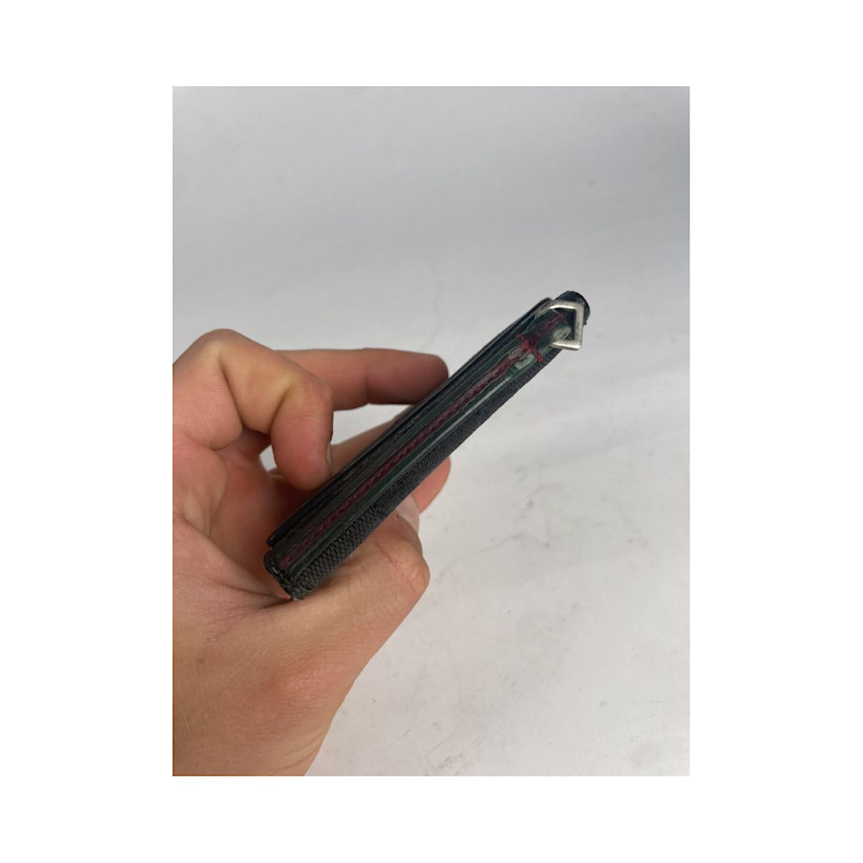 GG Blooms Black Cotton Purse