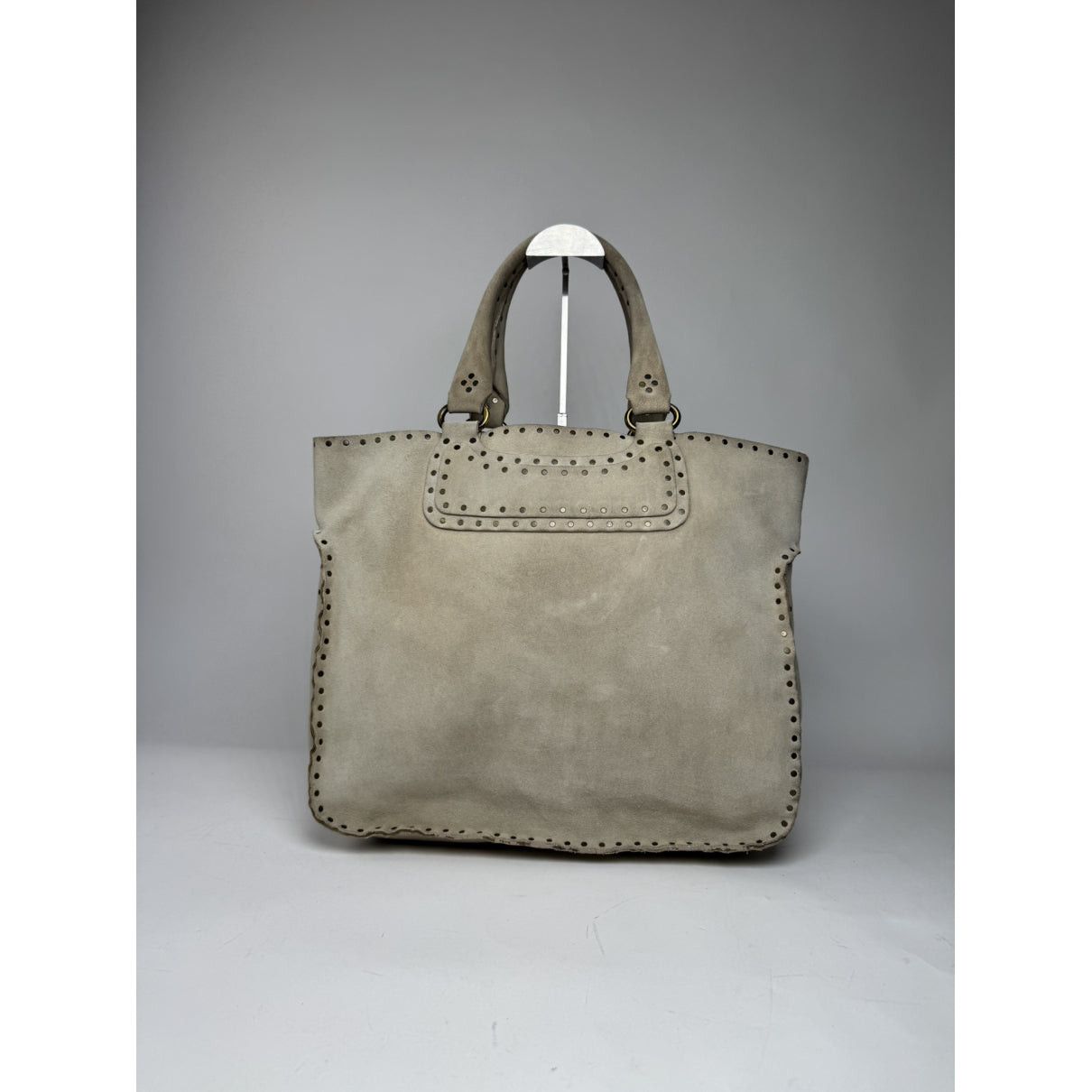Celine Big Bag Grey Leather Handbag Size ONE SIZE - 4 Thumbnail