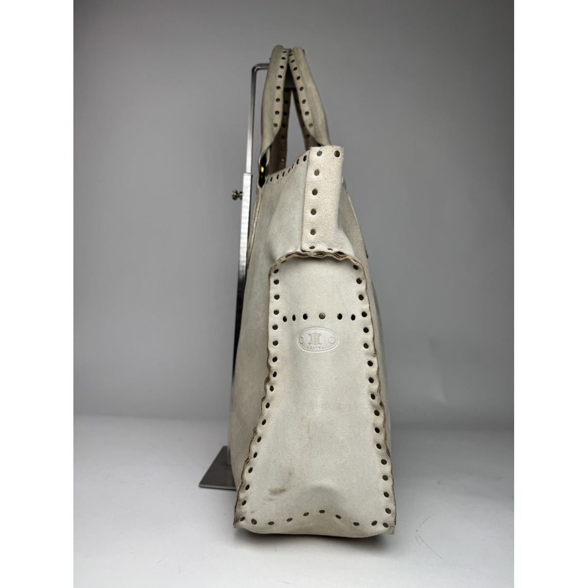 Celine Big Bag Grey Leather Handbag Size ONE SIZE - 3 Thumbnail