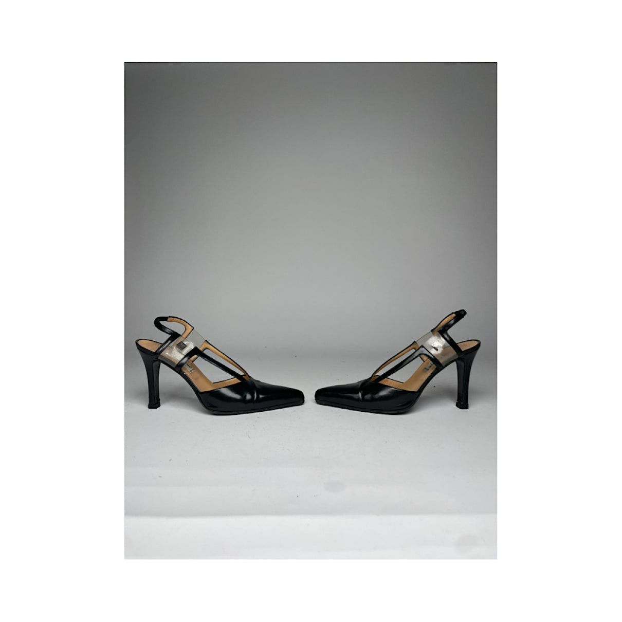 Celine Wrapped boots Black Patent Leather Heel Size US 5.5 / IT 35.5 - 2 Thumbnail
