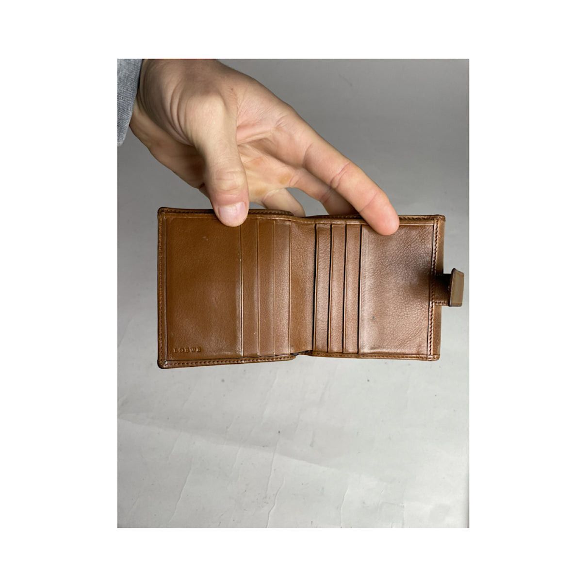 Loewe Brown Leather Purse Size ONE SIZE - 3 Thumbnail