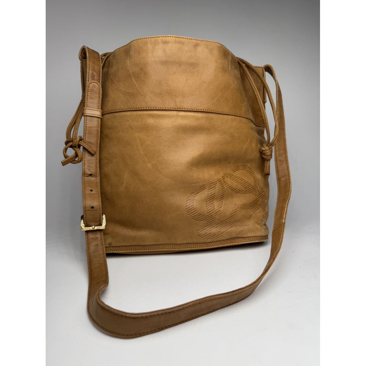 Loewe Flamenco Brown Leather Handbag Size ONE SIZE - 2 Thumbnail