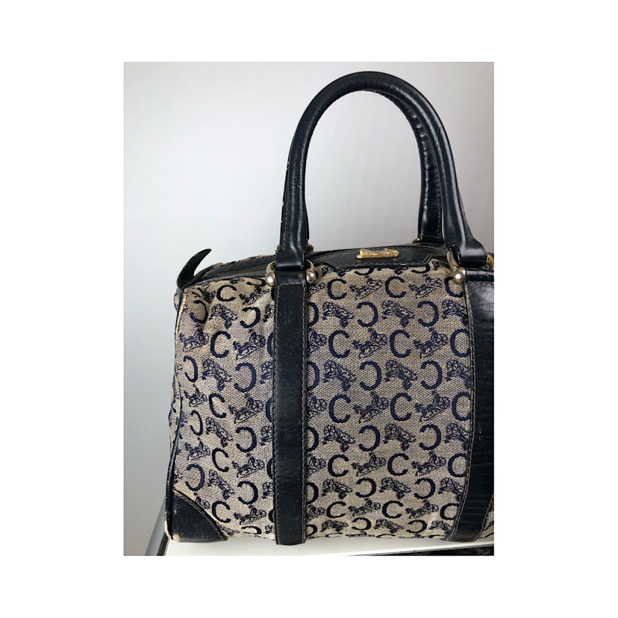 Celine Tambour Black Leather Handbag Size ONE SIZE - 5 Thumbnail