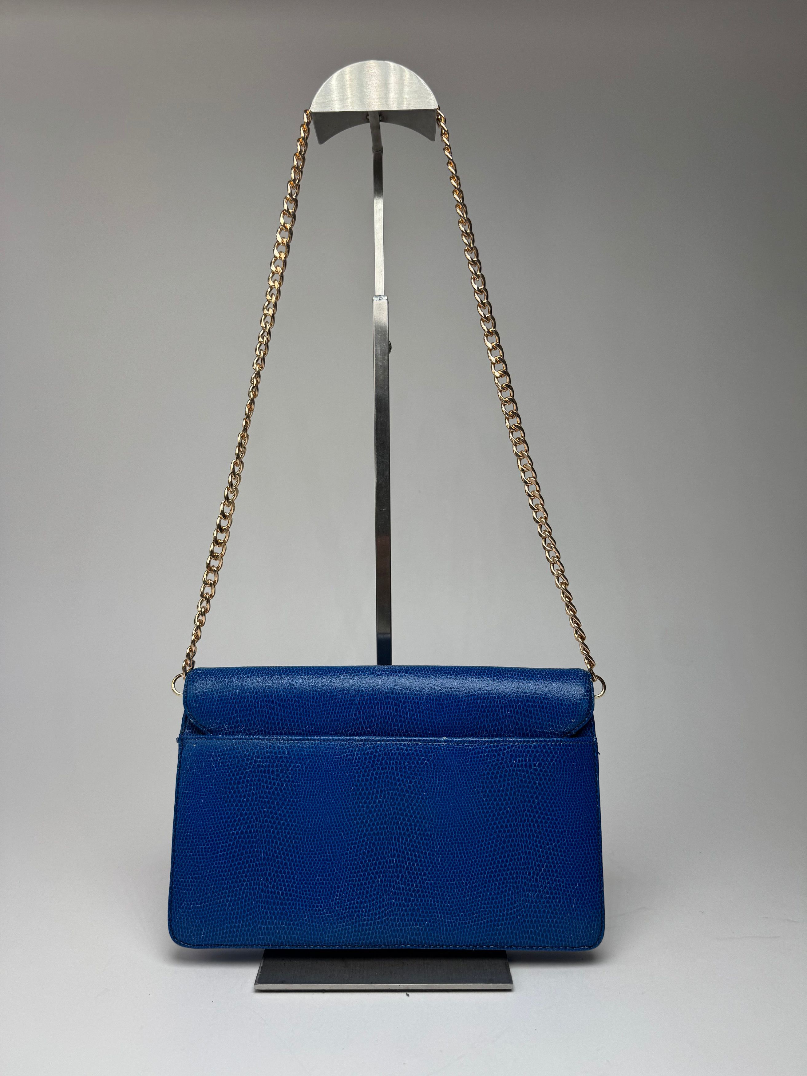 Givenchy Vintage 4G leather Bag Blue Size ONE SIZE - 3 Thumbnail