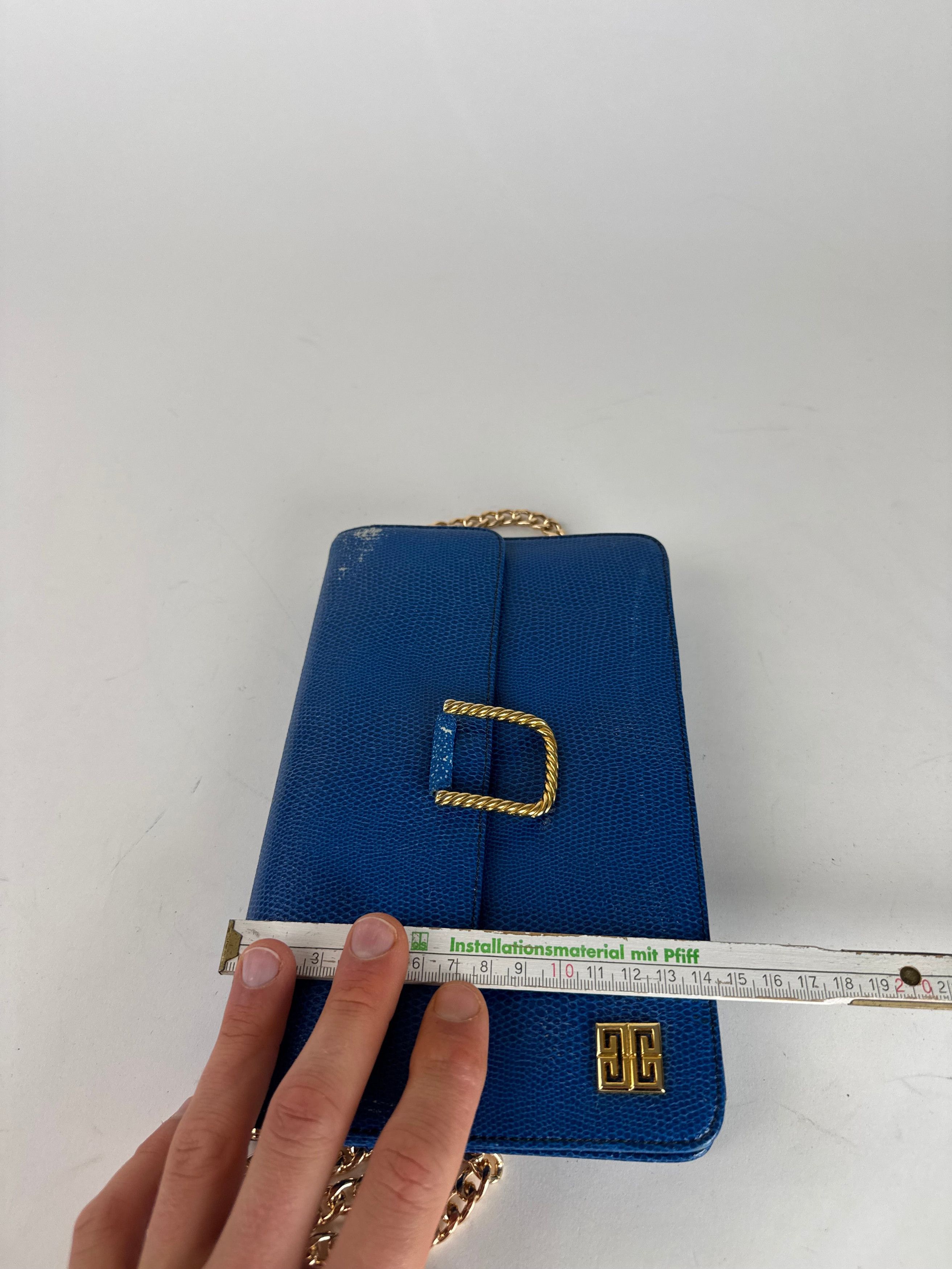 Givenchy Vintage 4G leather Bag Blue Size ONE SIZE - 11 Thumbnail