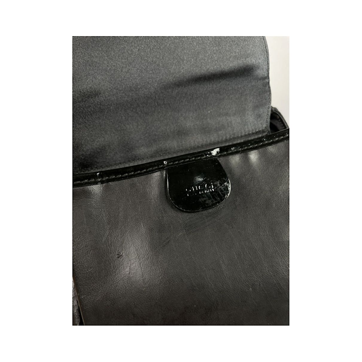 Gucci Vintage Bamboo Black Polyester Handbag Size ONE SIZE - 3 Thumbnail