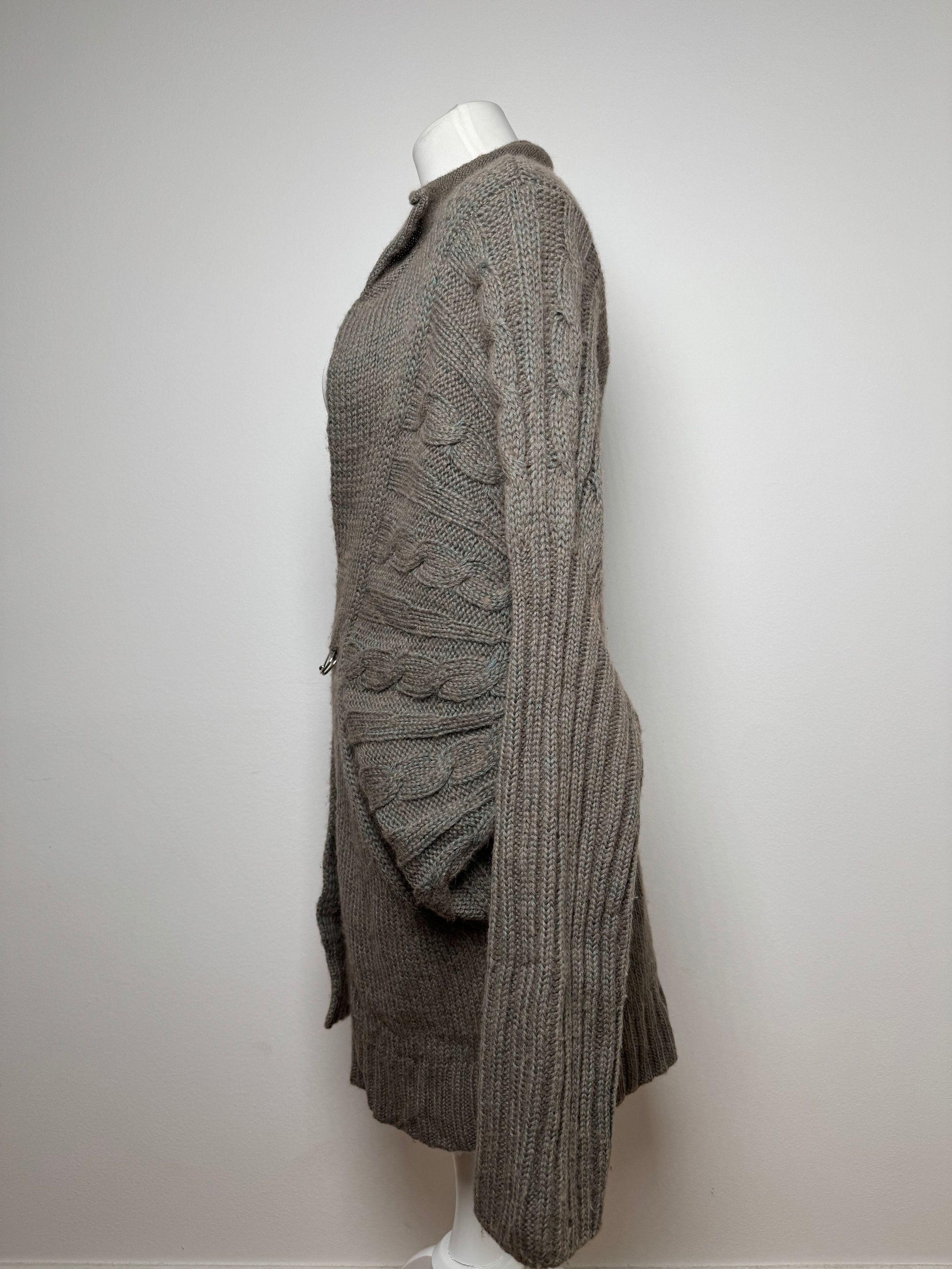 Yohji Yamamoto Vintage Wool Coat Grey 38/M Size M / US 6-8 / IT 42-44 - 2 Thumbnail
