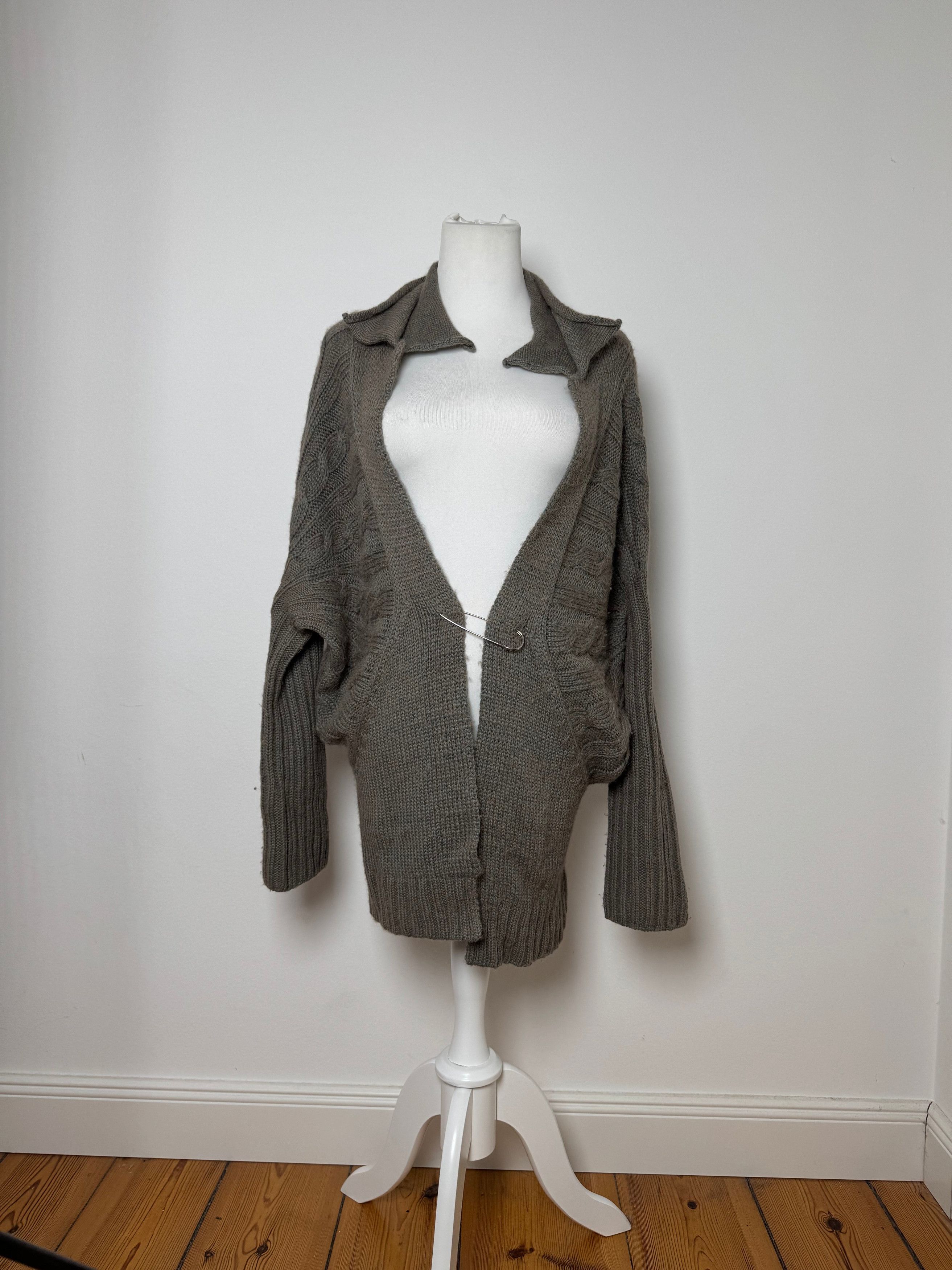 Yohji Yamamoto Vintage Wool Coat Grey 38/M Size M / US 6-8 / IT 42-44 - 11 Thumbnail
