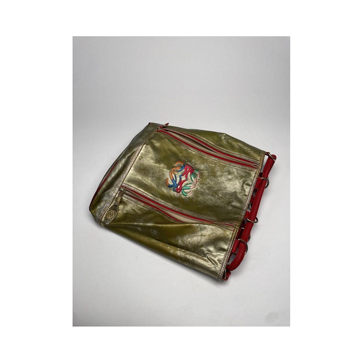 Loewe Goya Multicolour Leather Backpack Size ONE SIZE - 2 Thumbnail