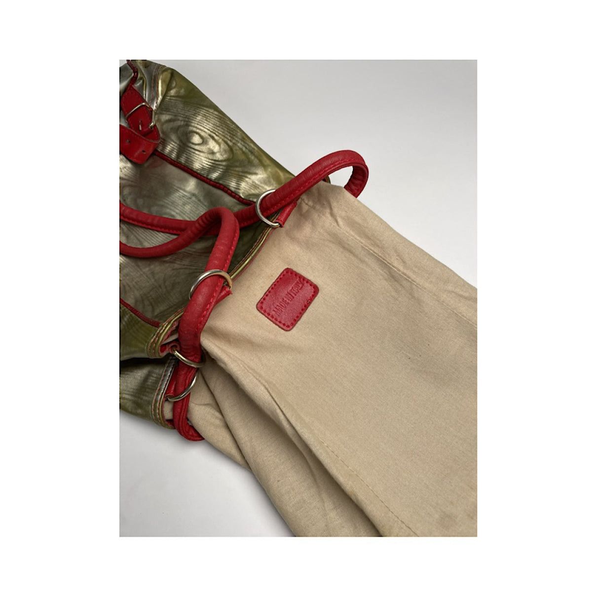 Loewe Goya Multicolour Leather Backpack Size ONE SIZE - 5 Thumbnail