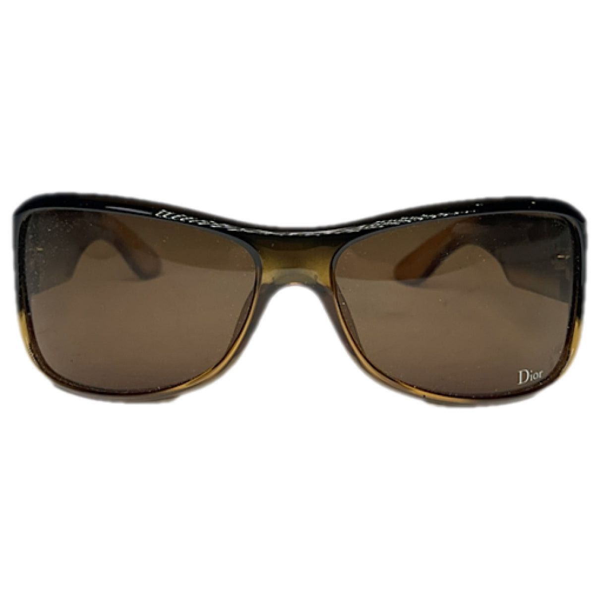 Dior Yellow Plastic Sunglasses Size ONE SIZE - 3 Thumbnail