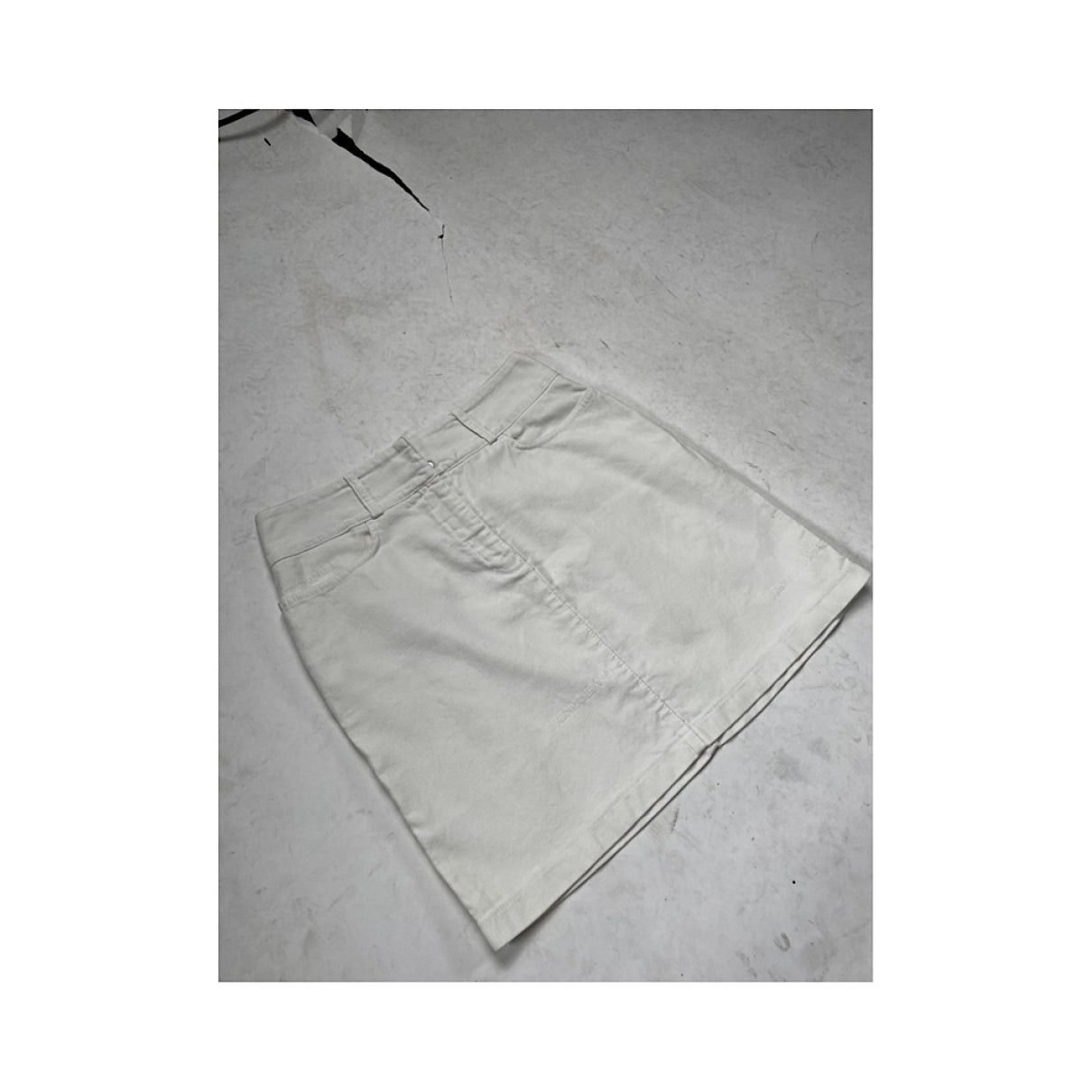 Fendi White Cotton Skirt Size 27" / US 4 / IT 40 - 4 Thumbnail