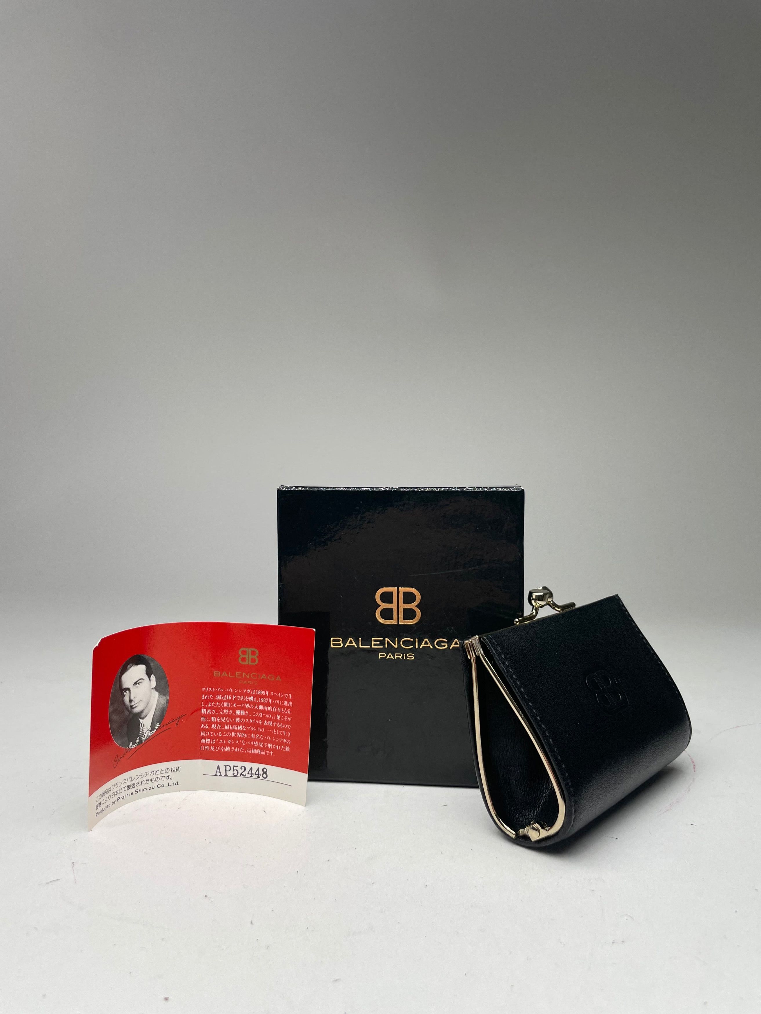 Balenciaga Vintage Leather card Holder Black Size ONE SIZE - 9 Thumbnail