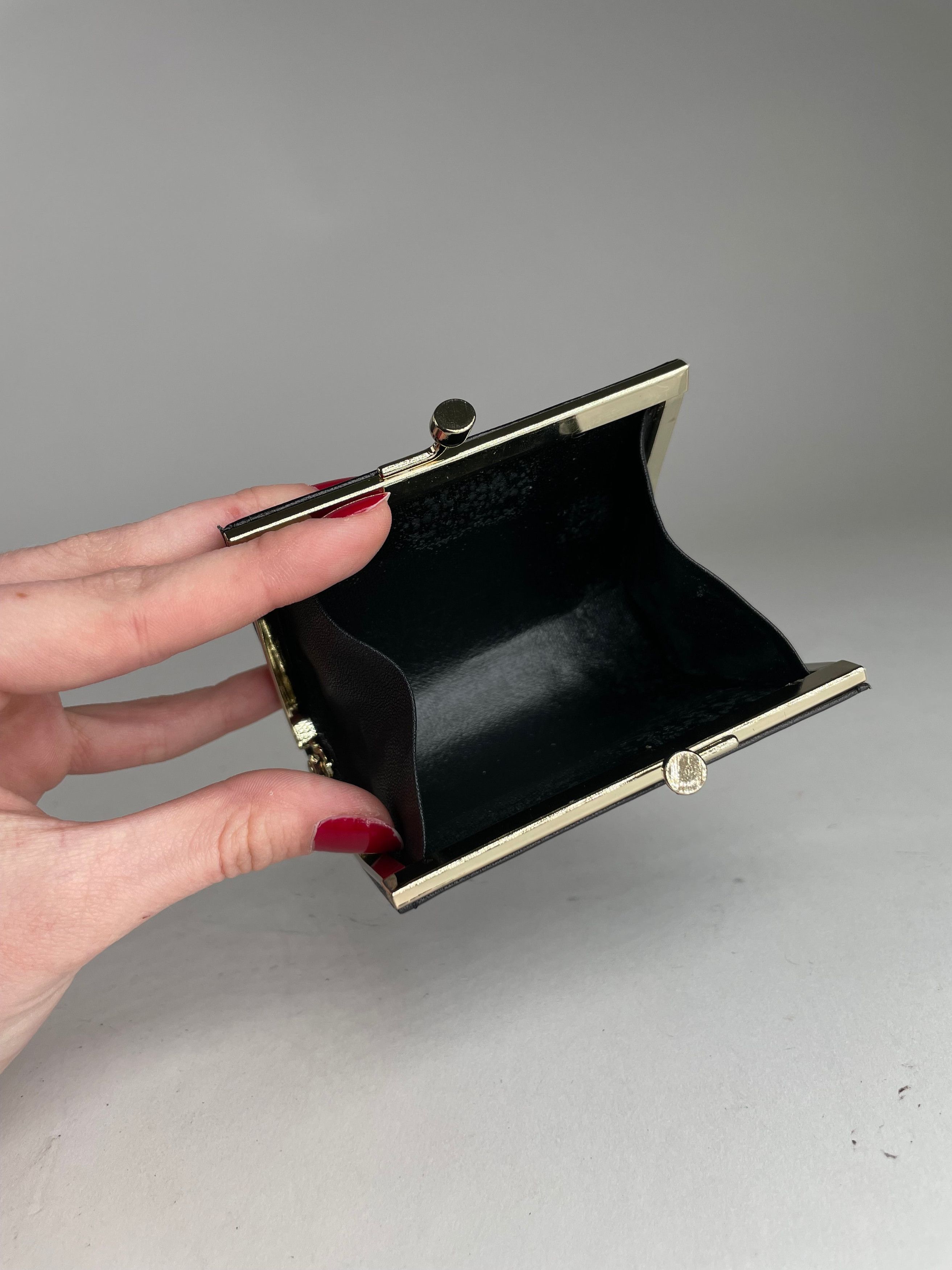 Balenciaga Vintage Leather card Holder Black Size ONE SIZE - 4 Thumbnail