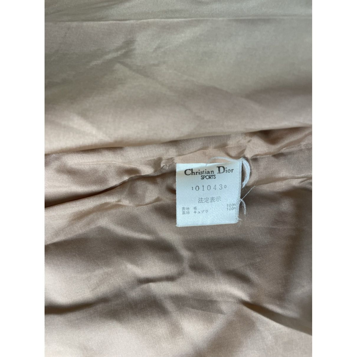 Dior Brown Wool Trench Coat Size L / US 10 / IT 46 - 4 Thumbnail