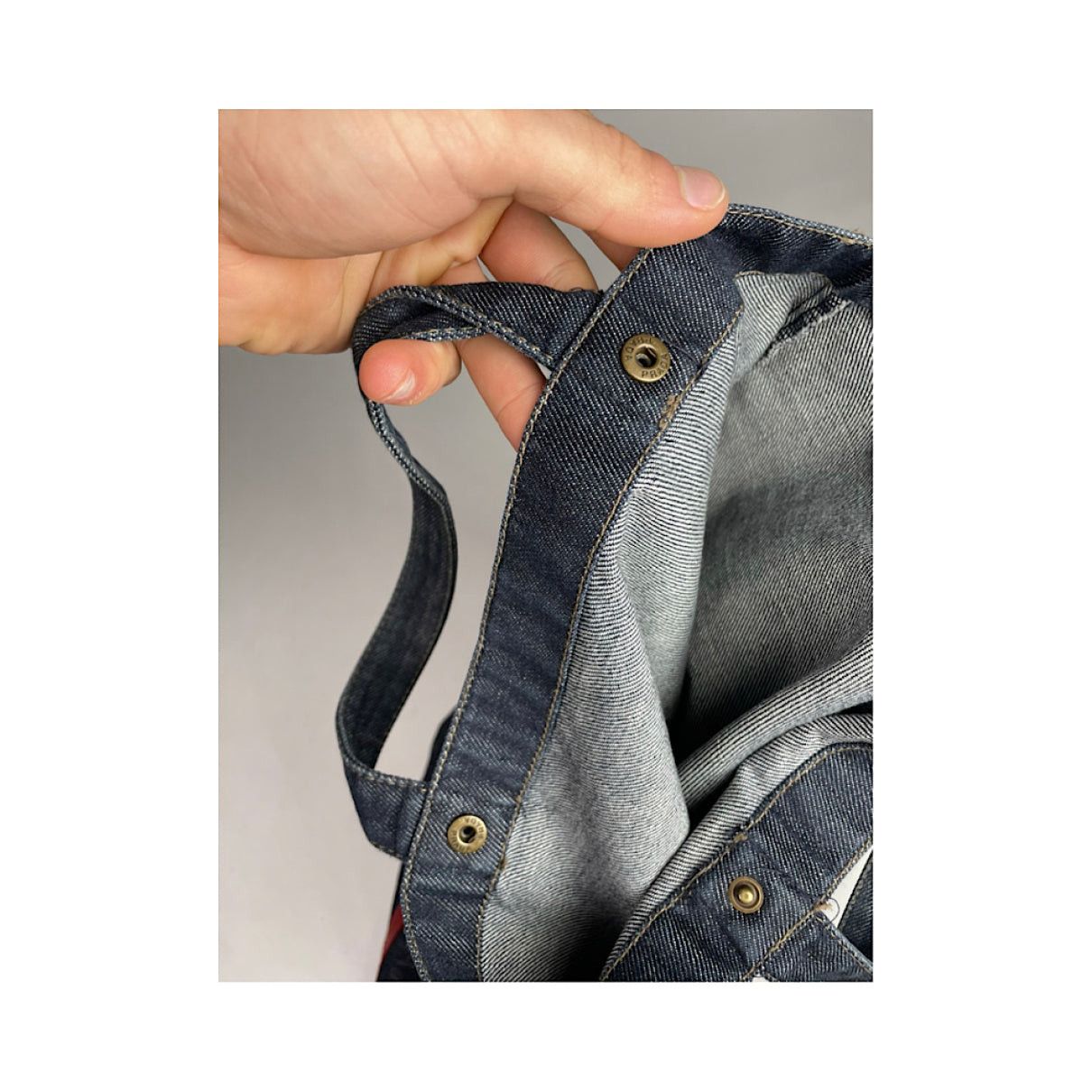 Prada Navy Denim - Jeans Handbag Size ONE SIZE - 5 Thumbnail
