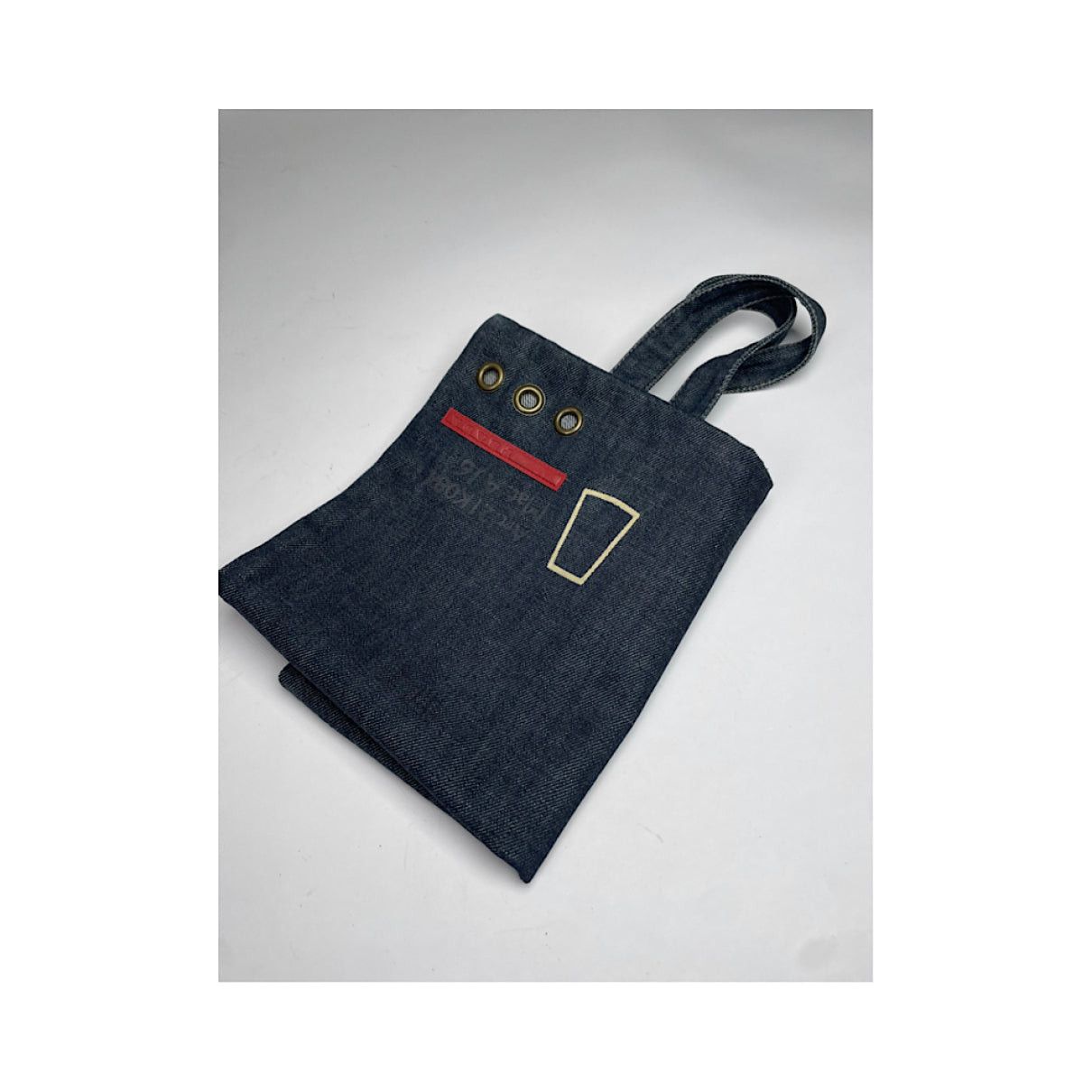 Prada Navy Denim - Jeans Handbag Size ONE SIZE - 2 Thumbnail
