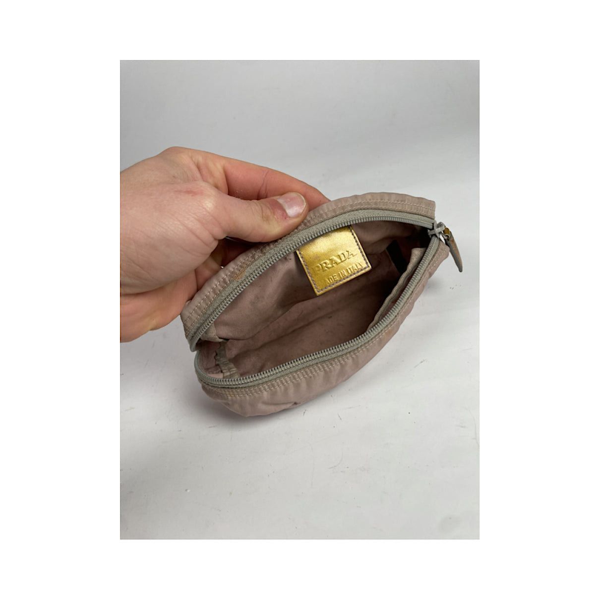 Prada Re-edition Pink Polyester Clutch Bag Size ONE SIZE - 3 Thumbnail