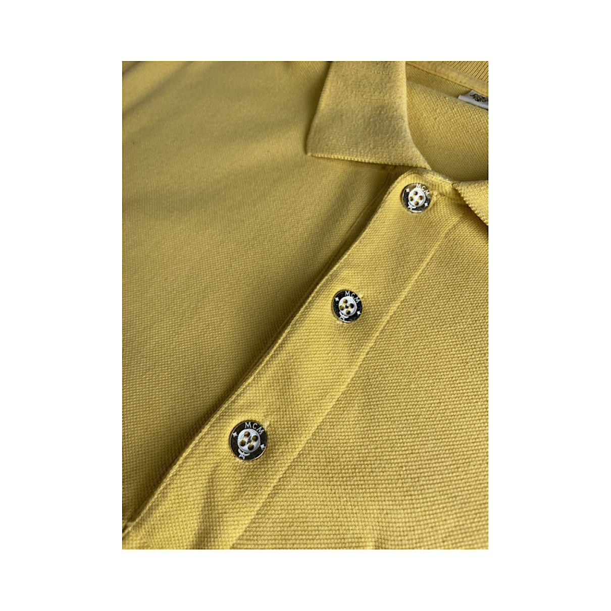 MCM Yellow Cotton Polo Shirt Size XL / US 12-14 / IT 48-50 - 3 Thumbnail