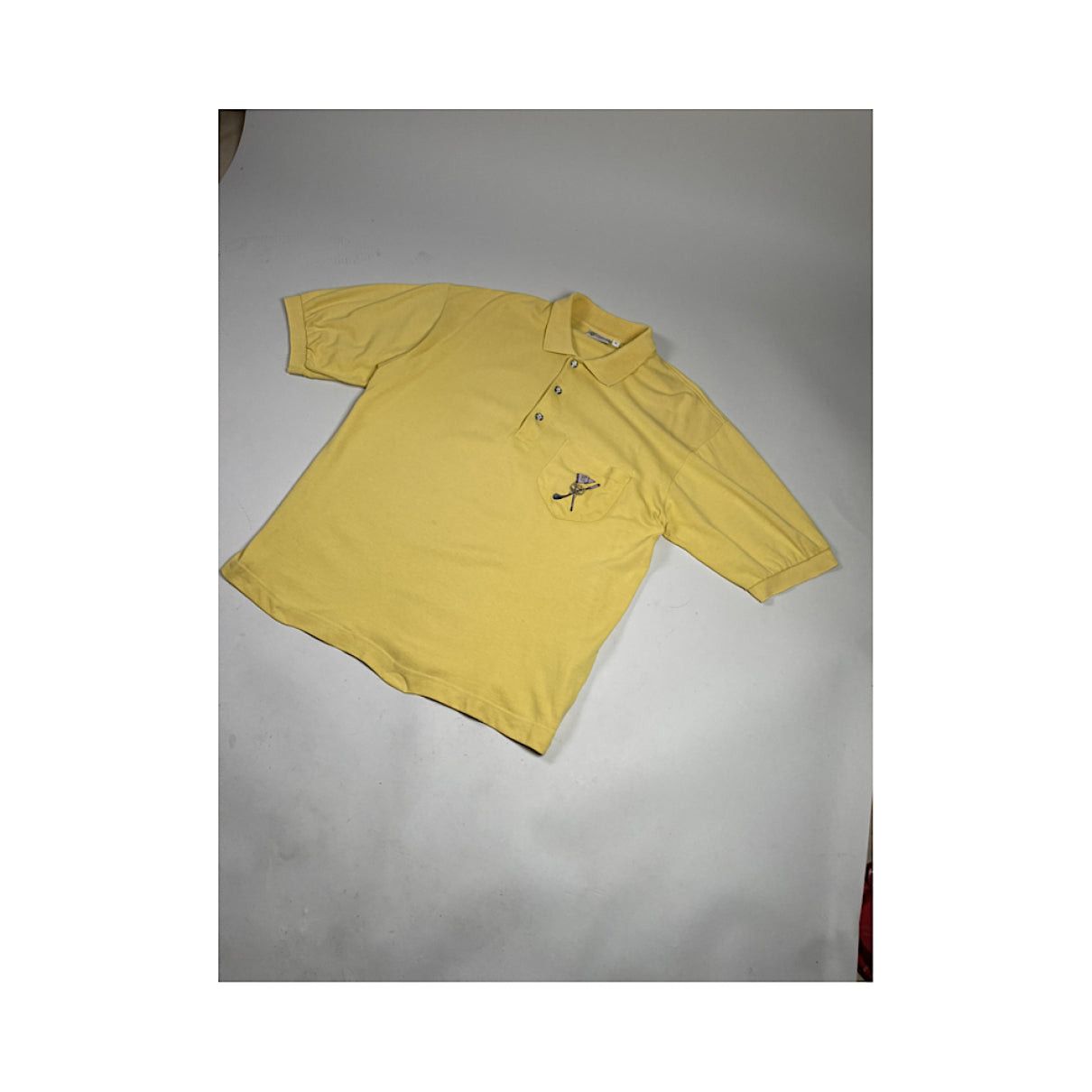 MCM Yellow Cotton Polo Shirt Size XL / US 12-14 / IT 48-50 - 5 Thumbnail