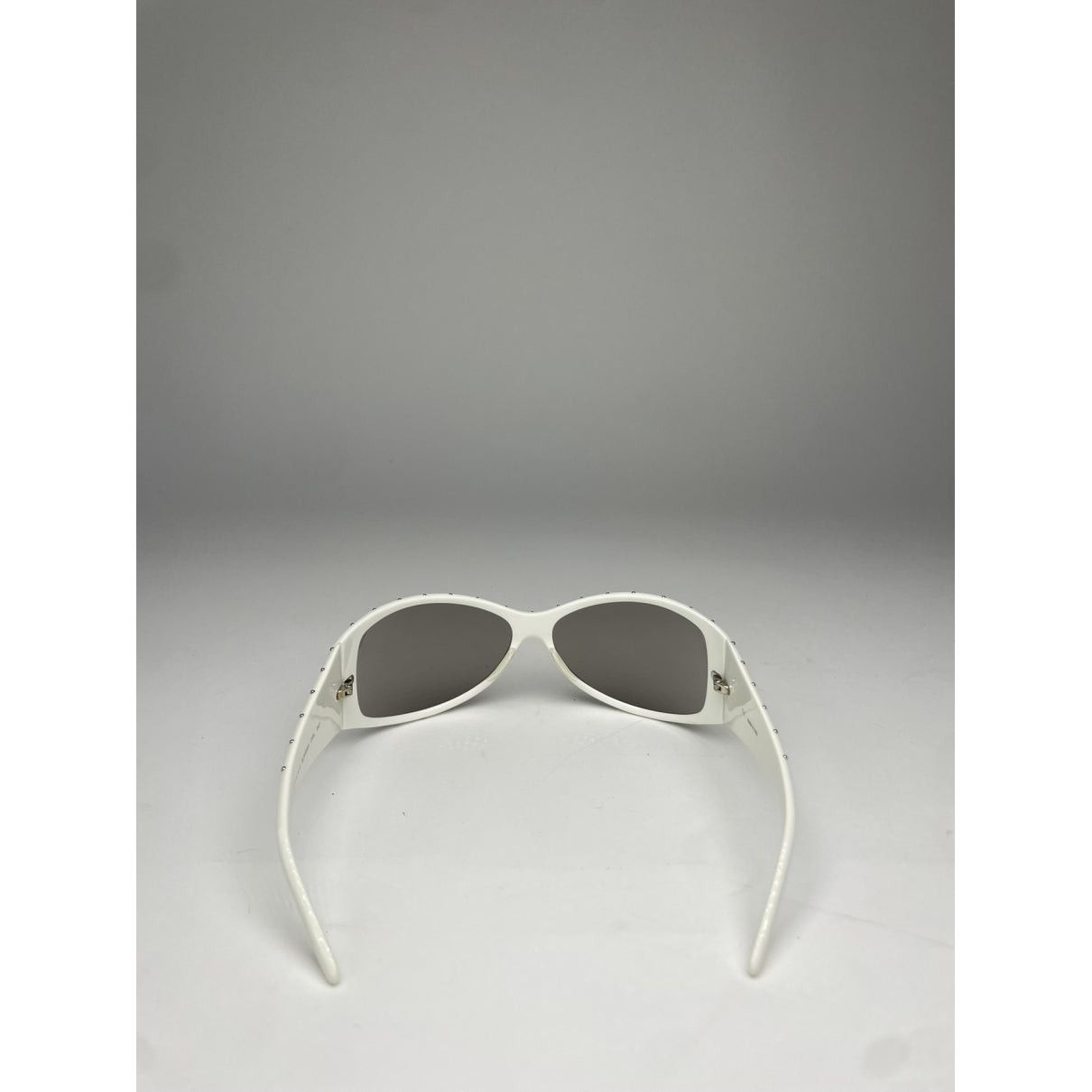 Loewe White Plastic Sunglasses Size ONE SIZE - 3 Thumbnail