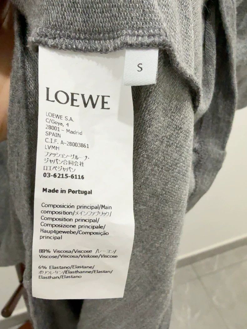Loewe Loewe Logo Batwing Sleeve Short-Sleeve Top - dmc Size US S / EU 44-46 / 1 - 2 Thumbnail