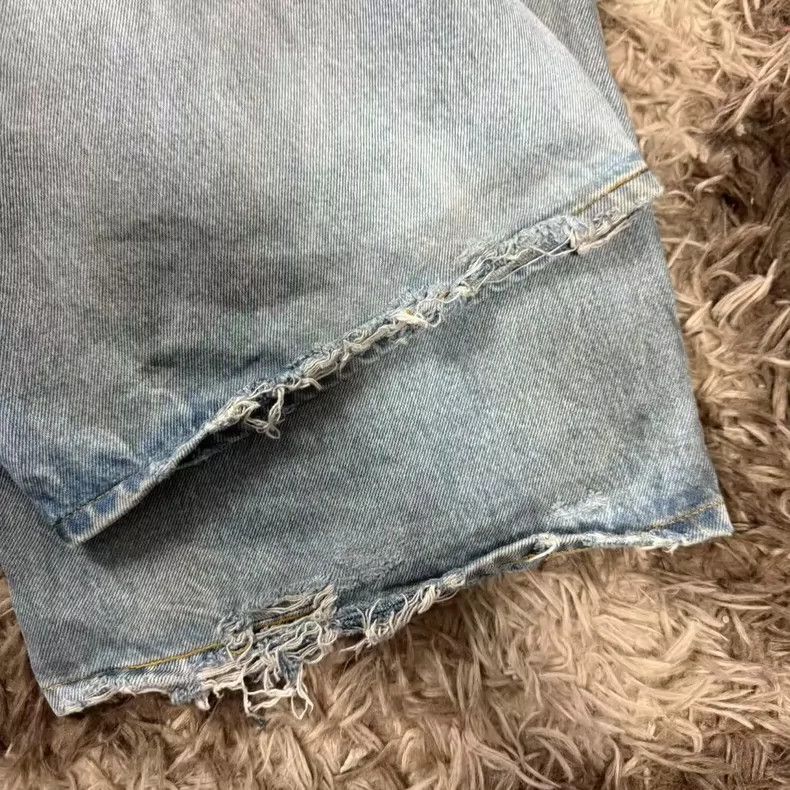Balenciaga Balenciaga 23SS Distressed Denim Jeans - dmc Size US 28 / EU 44 - 6 Thumbnail