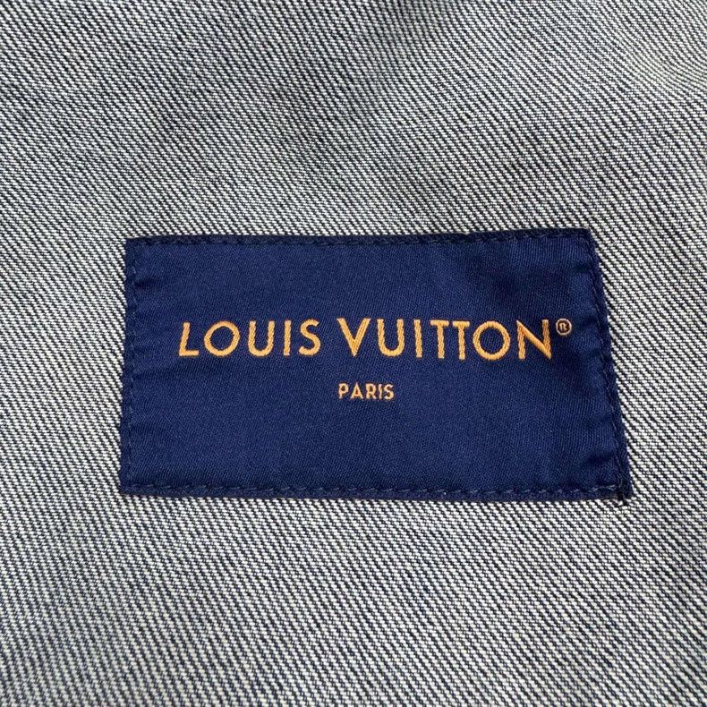 Louis Vuitton Louis Vuitton Distressed Denim Jacket - dmc Size US M / EU 48-50 / 2 - 2 Thumbnail