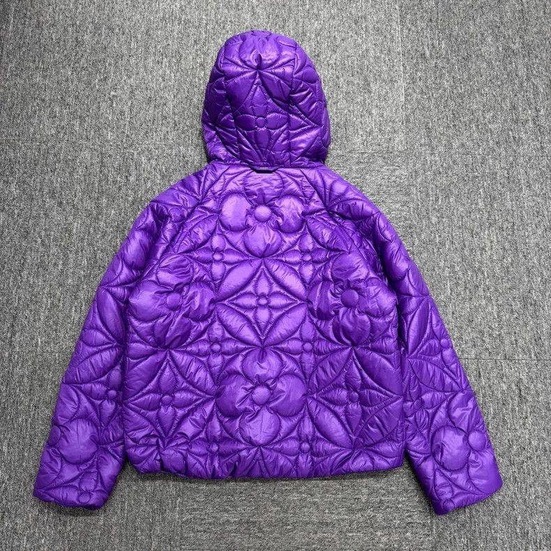 Louis Vuitton Louis Vuitton Purple Quilted Hooded Jacket - dmc Size US L / EU 52-54 / 3 - 5 Thumbnail