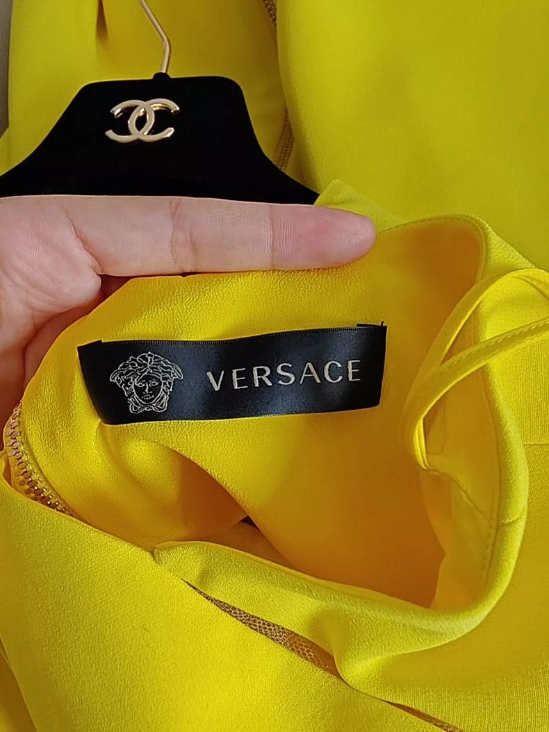 Versace Versace Yellow Halter Neck Dress - dmc Size US M / EU 48-50 / 2 - 6 Thumbnail
